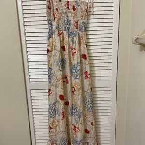 Flower maxi dress